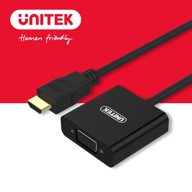 UNITEK 優越者  HDMI轉VGA高清轉換器 (Y-6333)