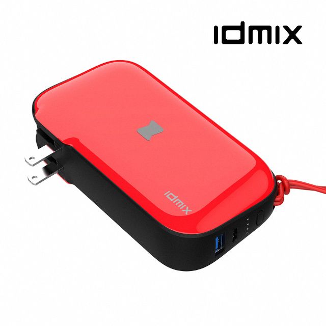 idmix MR CHARGER 10000 CH06 無線充電行動電源-紅- PChome 24h購物