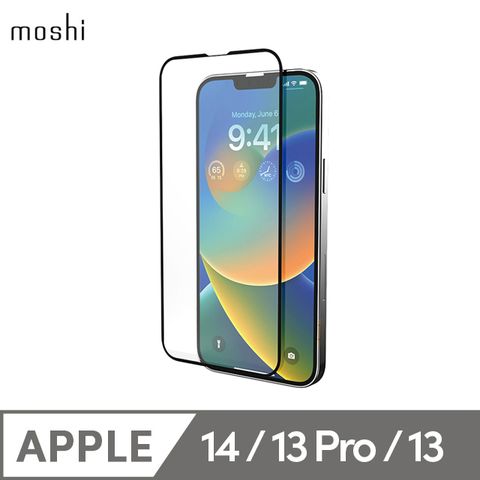 Moshi AirFoil for iPhone 14/13Pro/13 強韌抗衝擊滿版螢幕保護貼