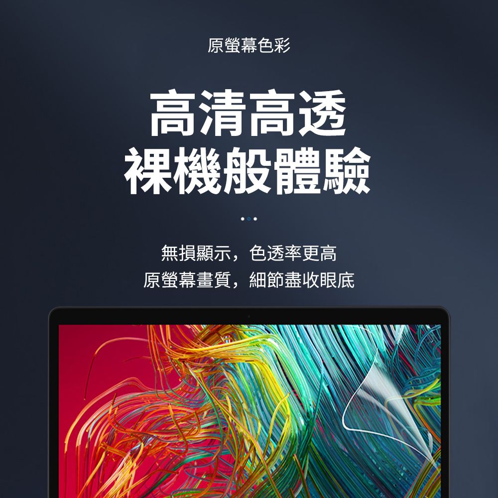 原螢幕色彩高清高透裸機般體驗無損顯示,色透率更高原螢幕畫質,細節盡收眼底