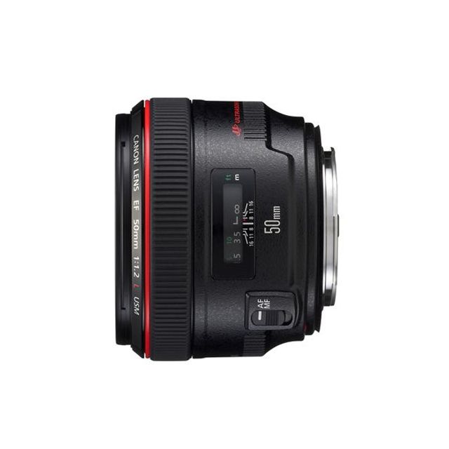 新品・未開封  CANON カメラレンズ EF50mm F1.2L USM ブラ