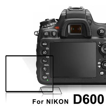 For Nikon D600/D610LARMOR防爆玻璃靜電吸附保護貼-Nikon D600/D610專用