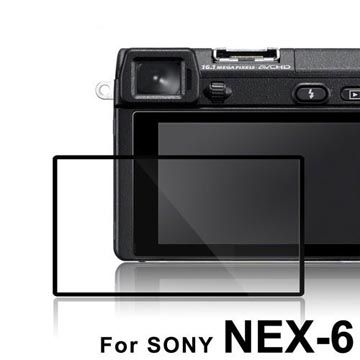 SONY 索尼 LARMOR防爆玻璃靜電吸附保護貼- NEX-6專用