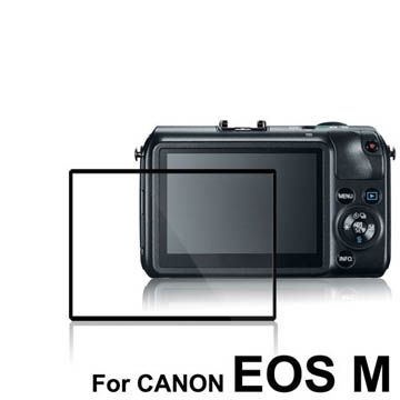 LARMOR 防爆玻璃靜電吸附保護貼-CANON EOS M專用