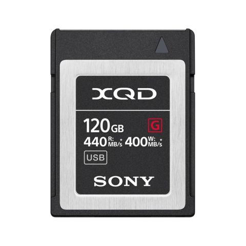高達440MB/s的讀取速度SONY QD-G120F 120G/120GB 440MB/S XQD G系列 高速記憶卡 公司貨