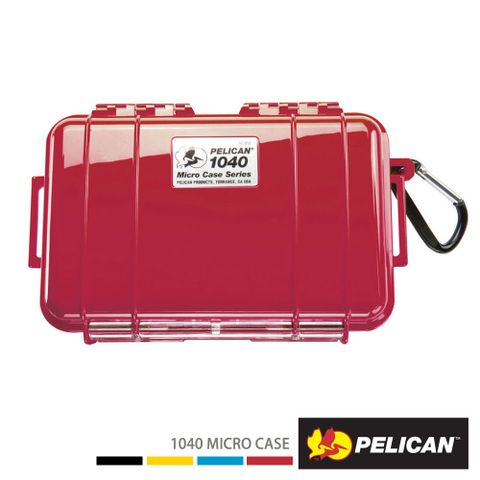 美國PELICAN 1040 微型防水氣密箱-紅色