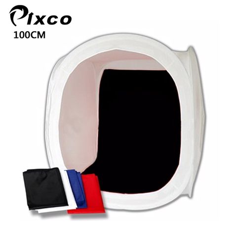 Pixco 中型柔光攝影棚(100CM)柔光控光圓棚靜物攝影棚快速折收手機樣品產品拍攝商業靜物攝影學校教學