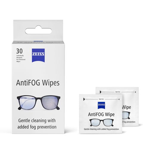 ZEISS 蔡司 AntiFog Wipes 專業光學清潔防霧拭鏡紙 /30張