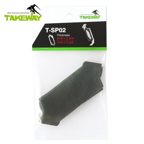 TAKEWAY 台灣製吸震泡棉吸震棉4入組T-SP02(厚2mm和1mm各2)抗震泡棉