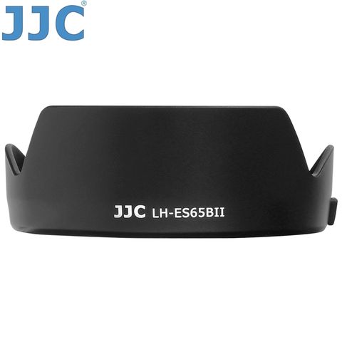 JJC蓮花型Canon副廠遮光罩LH-ES65BII BLACK相容佳能ES-65B適RF 50mm f1.8 STM