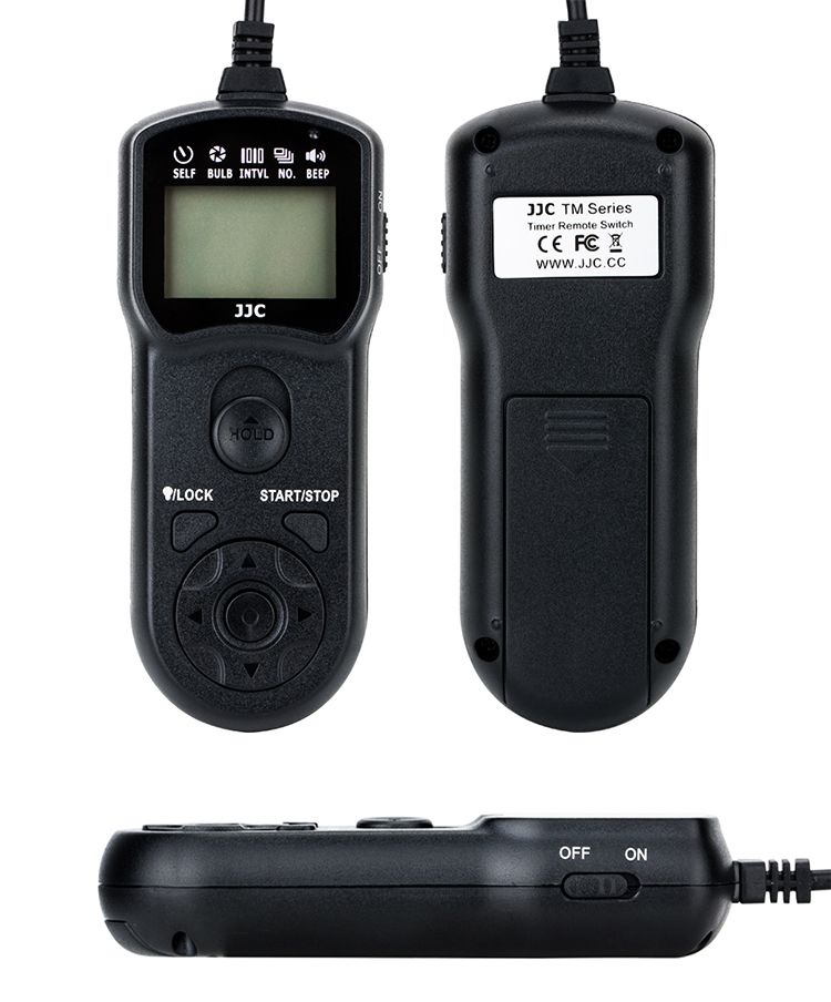 JJC 佳能副廠Canon定時快門線遙控器TM-A相容原廠RS-80N3快門線適R1 R3 R5 R5C II 1D 5D 6D 7D  III IV