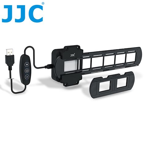 JJC翻拍底片35mm幻燈片數位化LED燈架組FDA-LED1顯色95+色溫6500適尼康ES-2微距鏡頭單反相機