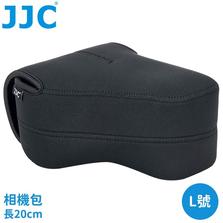 JJC 防潑水相機包防刮防震包OC-MC3BK大(黑色L款;尺寸適15x11.5x20cm內)無反相機袋內膽包輕單眼相機包