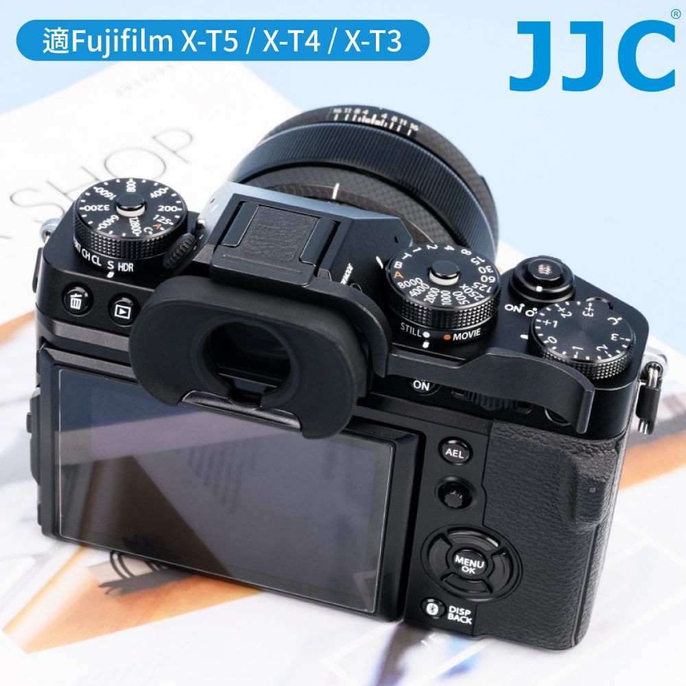 JJC 富士Fujifilm副廠鋁合金超纖維皮TA-XT5熱靴指柄X-T4熱靴指把X-T3熱靴手把X-T5熱靴把手握