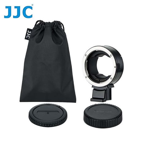 JJC佳能Canon副廠光圈快門自動對焦RF鏡頭控制環CA-EF_RF鏡頭轉接環(具電子接點晶片;相容原廠EF-EOS R)