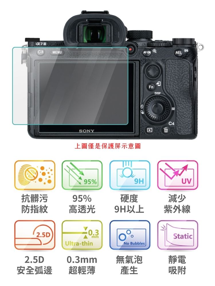 JJC 大疆DJI副廠9H鋼化玻璃Osmo Pocket 3螢幕保護貼GSP-OSP3K2(2組:主副屏各2片;95%透光率/防刮抗污)