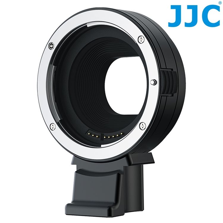 JJC 副廠Canon自動對焦鏡頭轉接環CA-EF_EFM調光圈快門附電子晶片佳能EF轉EF-M EOS轉EOS-M