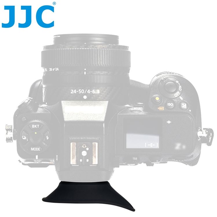 JJC 加寬版可360度旋轉尼康副廠Nikon眼罩相容原廠DK-33眼罩適Z8眼罩Z9眼罩Zf眼罩(適戴眼鏡;矽膠製)EN-DK33