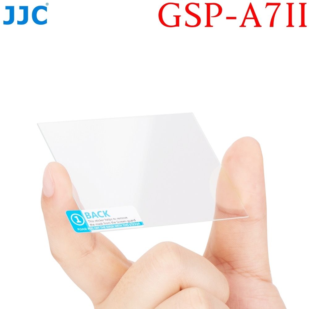 JJC 索尼Sony副廠9H鋼化玻璃螢幕保護貼GSP-A7II保護膜(95%透光率;防刮花&指紋)保護膜 適a7 R S a9 II III a7RIV a7C ZV-1