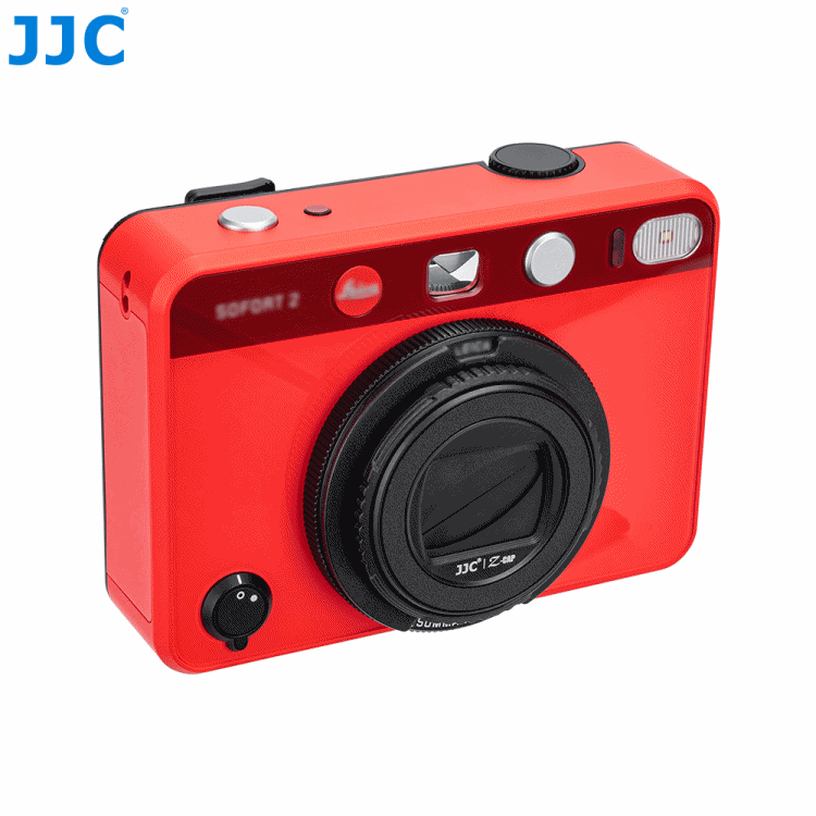 JJC 徠卡Leica副廠SOFORT 2半自動鏡頭蓋SOFORT2鏡頭蓋Z-SF2鏡頭前蓋萊卡賓士蓋鏡頭保護蓋半自動蓋