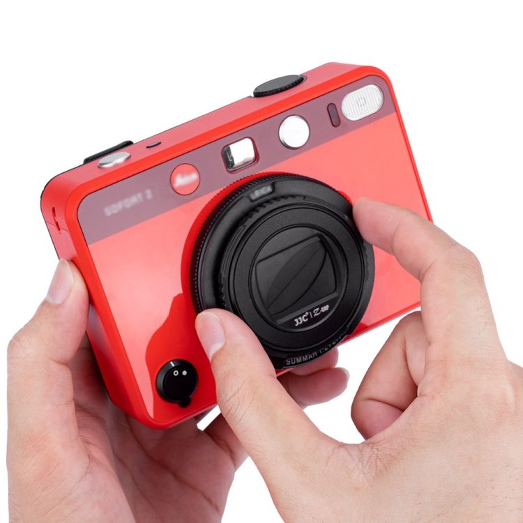 JJC 徠卡Leica副廠SOFORT 2半自動鏡頭蓋SOFORT2鏡頭蓋Z-SF2鏡頭前蓋萊卡賓士蓋鏡頭保護蓋半自動蓋