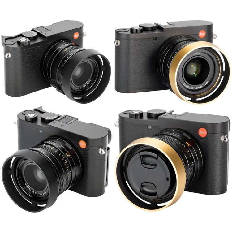 JJC 徠卡副廠Leica Q Lens Hood相容原廠Q遮光罩LH-Q3(適萊卡Q1,Q2,Q2 Monochrom,Q3,Q3 43,Q-P,Q(Typ 116))