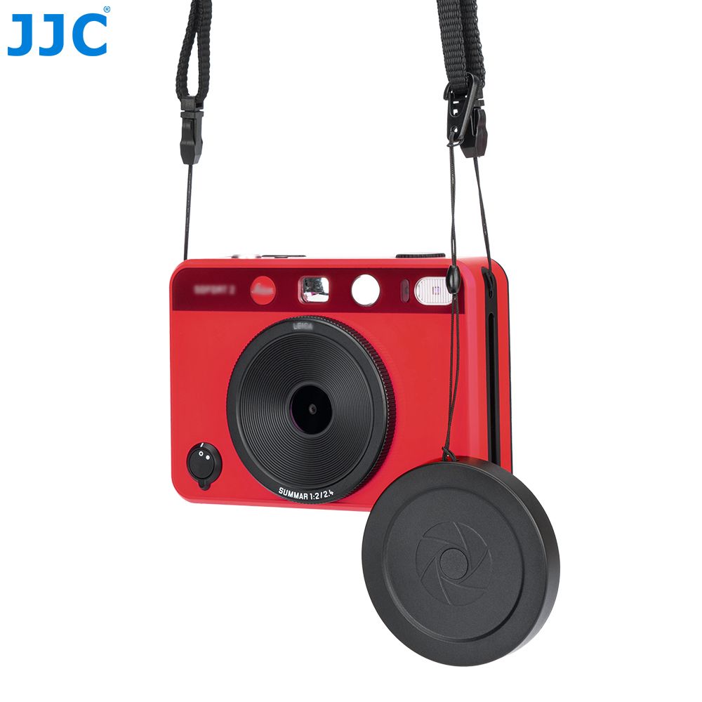 JJC 徠卡Leica副廠Magnetic磁吸式SOFORT 2鏡頭蓋LC-SF2(適萊卡SOFORT2;附防丟繩)保護鏡頭前蓋鏡蓋保護蓋
