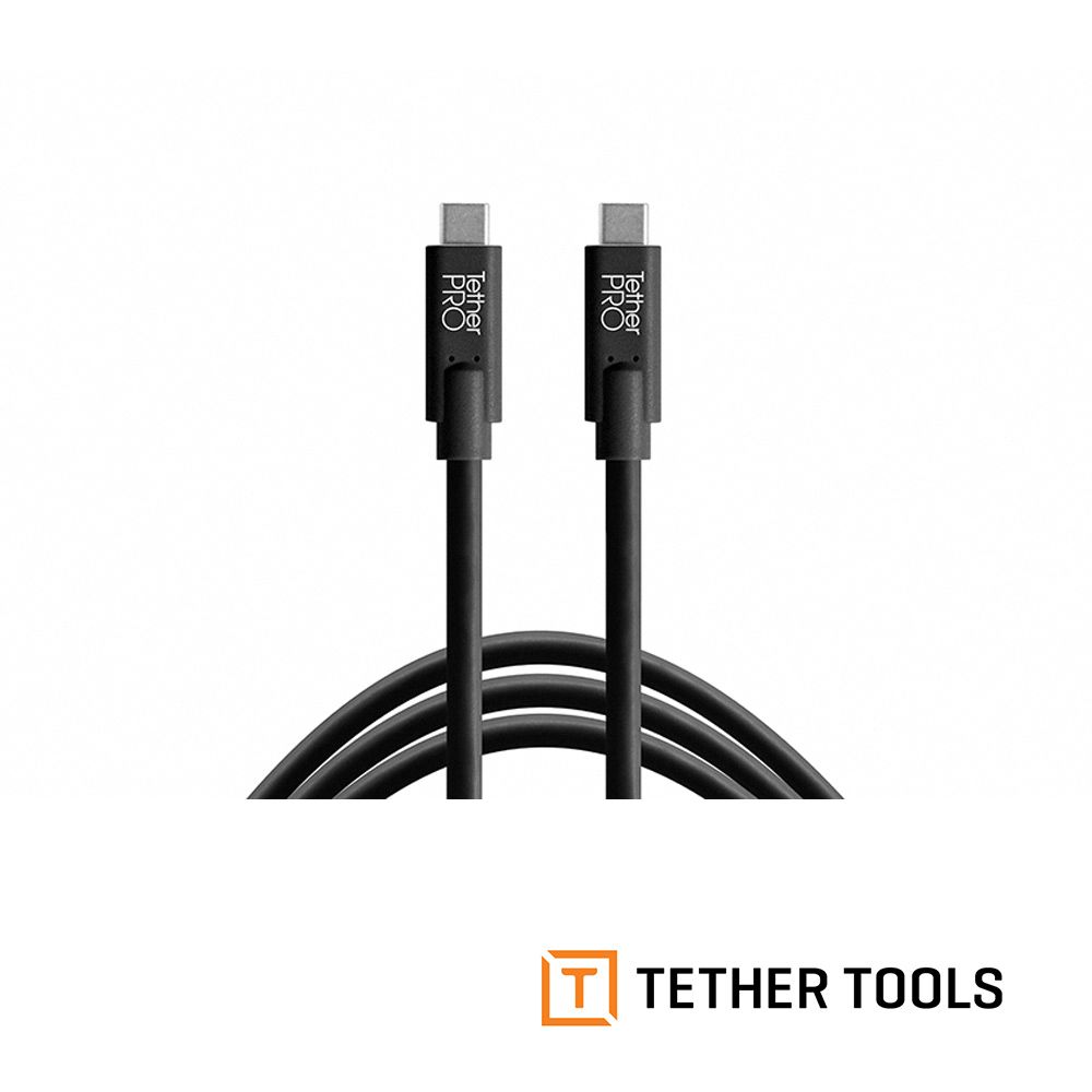 Tether Tools  CUC10-BLK USB-C 到 USB-C 傳輸線-黑色 3m