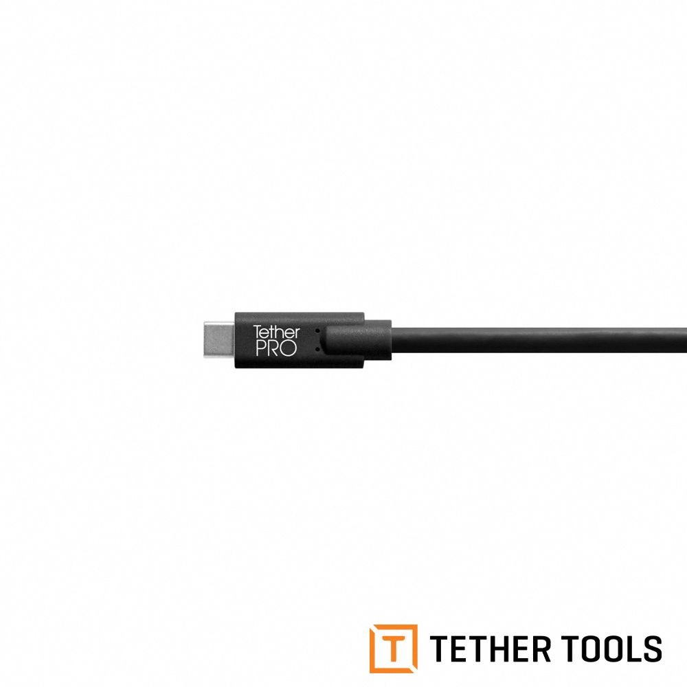 Tether Tools  CUC15-BLK USB-C to USB-C PRO 傳輸線-黑色 4.6m