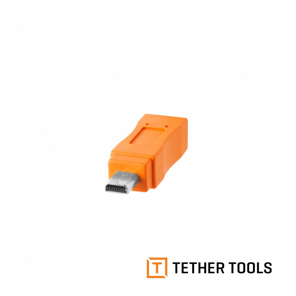 Tether Tools  CUC2615-ORG Type-C to Tybe-B 公對公傳輸線 4.6m