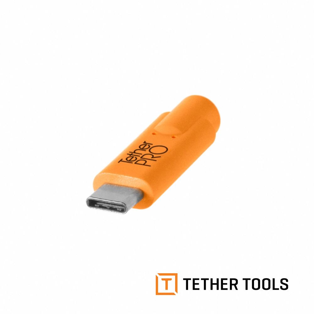 Tether Tools  CUC2615-ORG Type-C to Tybe-B 公對公傳輸線 4.6m