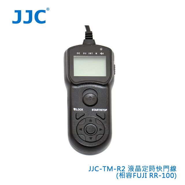 JJC  TM-R2 液晶定時快門線(相容FUJI RR-100)為減輕震動設計