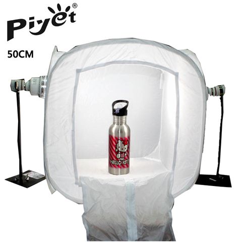 50cm+LED雙燈組Piyet LED專業攝影棚
