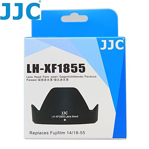 JJC副廠Fujifilm遮光罩LH-XF1855適XF 18-55mm F2.8-4 R LM OIS即XF1855和XF 14mm F2.8 R即XF14