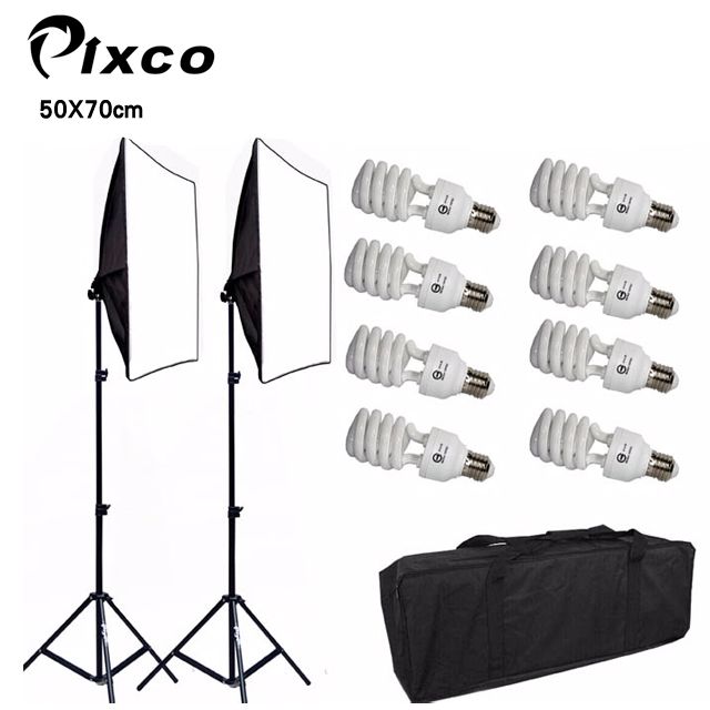 Pixco  持續光源50X70cm快速拆裝雙燈組