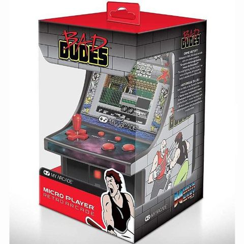 【雙紅】My Arcade BAD DUDES 龍之忍者 迷你 復古街機