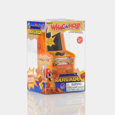 【双紅電玩】打地鼠復古遊戲機 迷你街機 復古小吊飾 吊飾款 Boardwalk Arcade Whac-A-Mole Game
