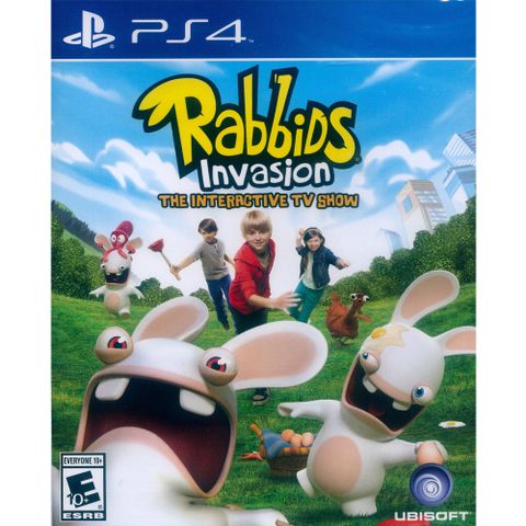 PS4《瘋狂兔子全面侵略 TV 互動遊戲 Rabbids Invasion》英文美版