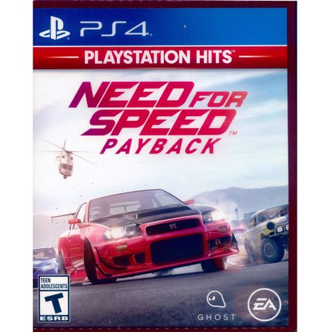 PlayStation PS4《極速快感血債血償 Need for Speed: Payback》中英文美版