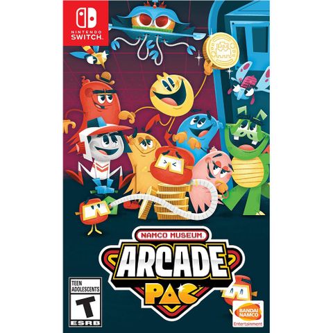 Nintendo 任天堂 NS Switch《博物館+小精靈 世界冠軍賽紀念加強版 2 合輯 Namco Museum Arcade PAC》英日文美版