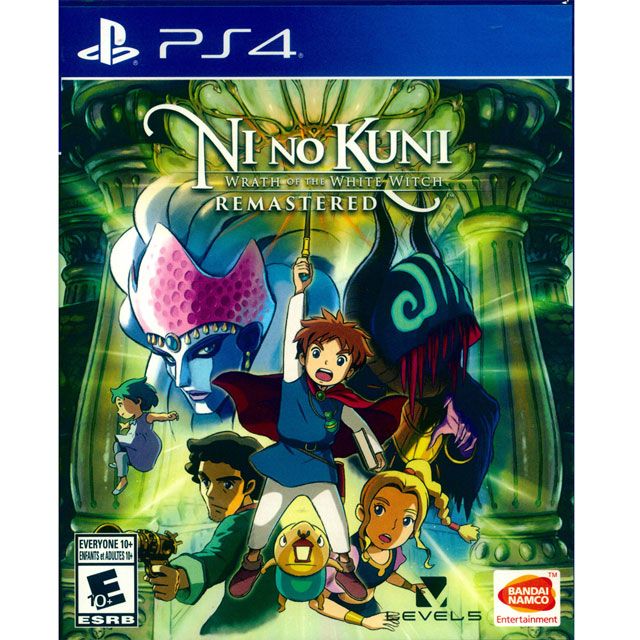 PlayStation PS4《二之國 白色聖灰的女王 重製版 Ni No Kuni : Wrath of the White Witch 》英日文美版