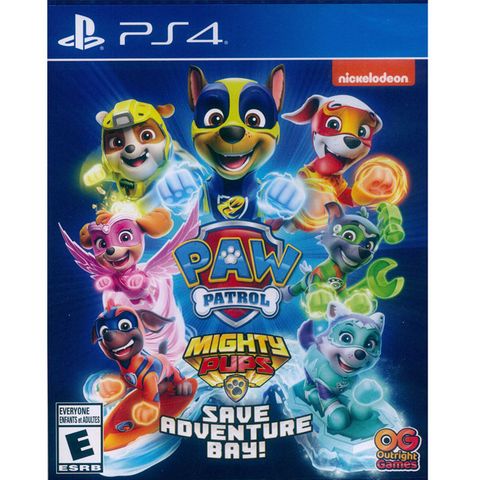 PlayStation PS4《汪汪隊立大功拯救冒險灣 Paw Patrol Mighty Pups Save Adventure Bay》英文美版