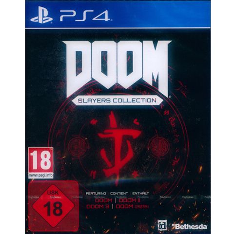 PlayStation PS4《DOOM毀滅戰士 典藏版合輯 Doom: Slayers Collection》英文歐版