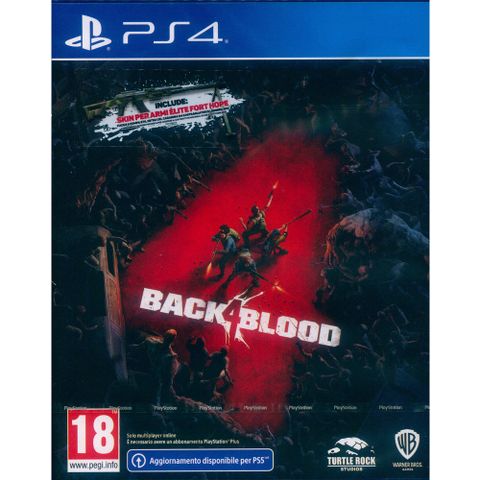 PlayStation PS4《喋血復仇 Back 4 Blood》中英文歐版