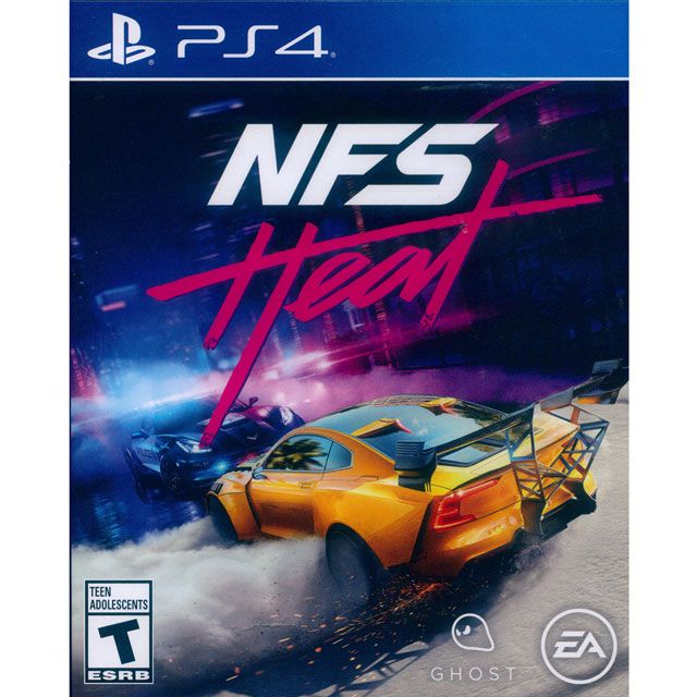 PlayStation PS4《極速快感熱焰 Need for Speed Heat》中英文美版