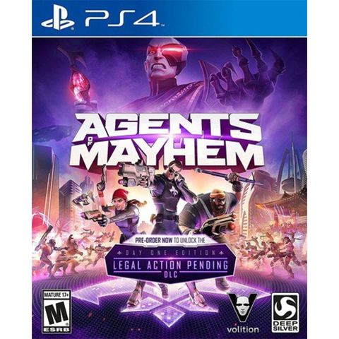 PlayStation PS4《黑街特務 Agents of Mayhem》英文美版