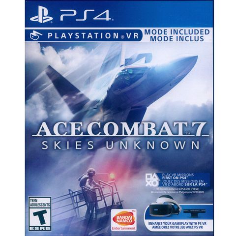 PS4《空戰奇兵 7：未知天際 Ace Combat 7: Skies Unknown》英日文美版