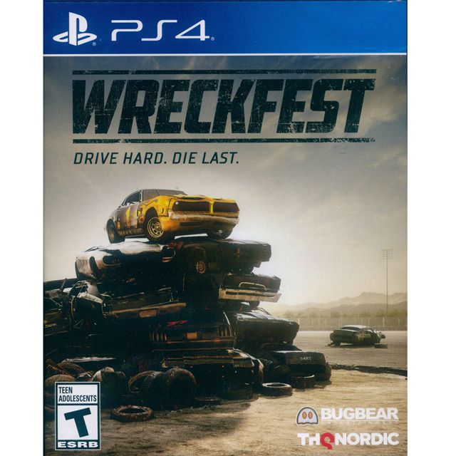 PlayStation PS4《撞車嘉年華 Wreckfest》中英日文美版