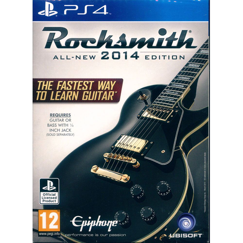 PS4《搖滾史密斯2014 重製版(附音源線) Rocksmith 2014 Edition 