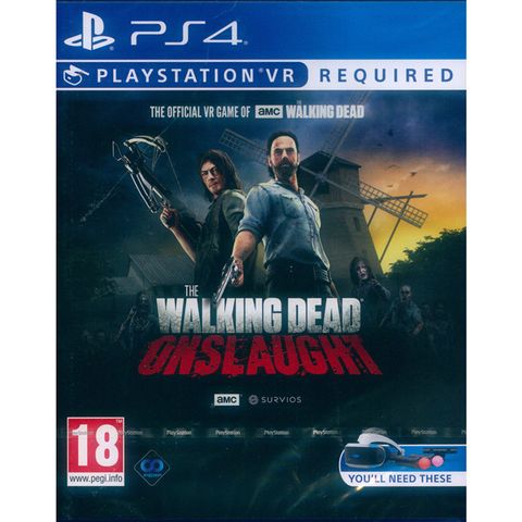 PS4《陰屍路：猛烈攻勢 Walking Dead Onslaught》英文歐版 (PSVR專用)